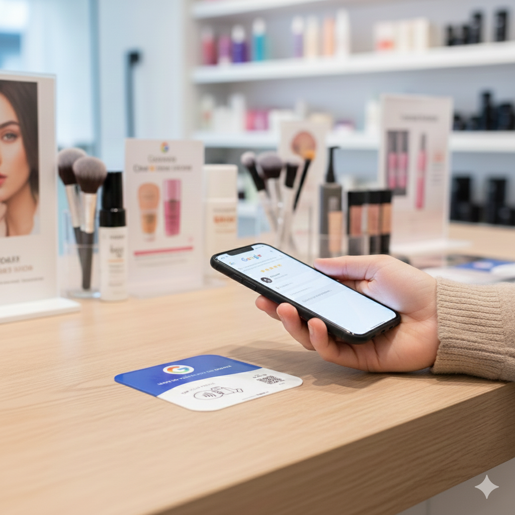 Taplly Google Review NFC & QR Plate – Signature Blue Edition - Image 3