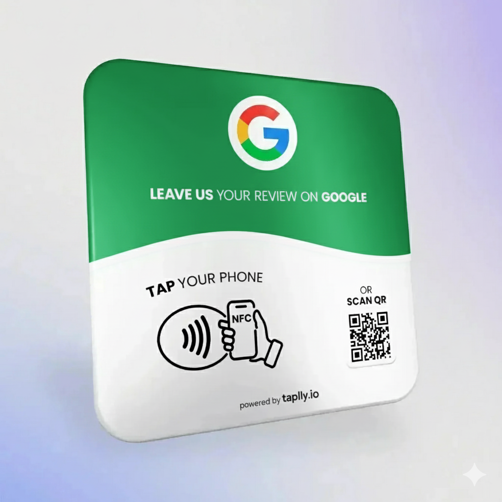 Green Google Review Plate thumbnail